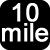 10 mile icon