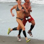 beach-running