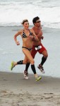 beach-running