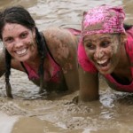 girls-in-pink-crawling-through-mud