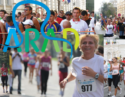 The road running and the half-marathon of Arad county 2012