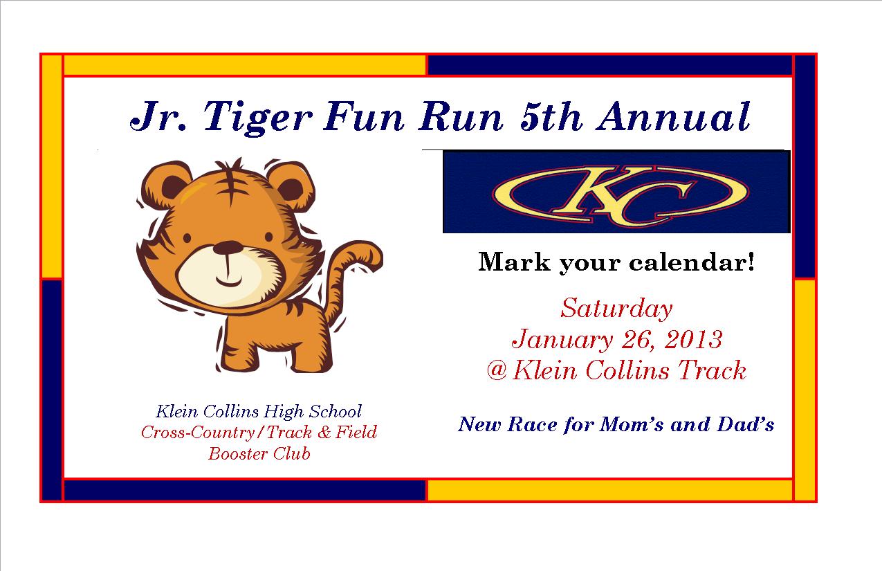 5th Annual Junior Tiger Fun Run & Meet the Tigers