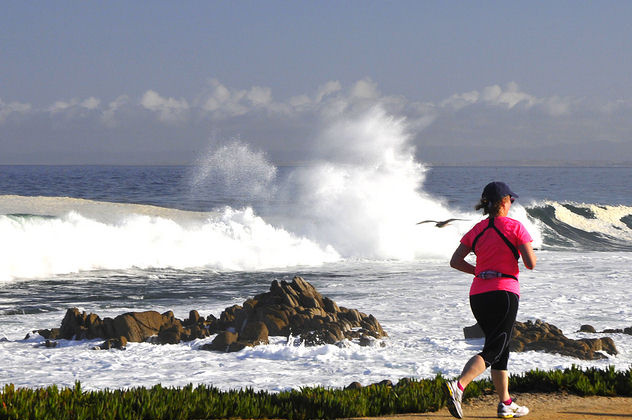 Big Sur Half Marathon on Monterey Bay