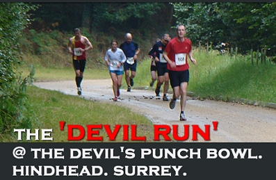The ' Devil Run ' @ The Devil's Punch Bowl. Hindhead. Surrey