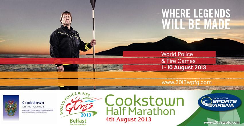World police & Fire Games 2013 Cookstown Half Marathon