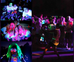 Glow in the dark running event