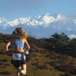 Runner on Himalayan Race Trail