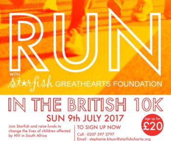Run for Starfish in the Virgin British 10k