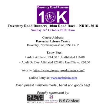 Daventry Road Runners 10k