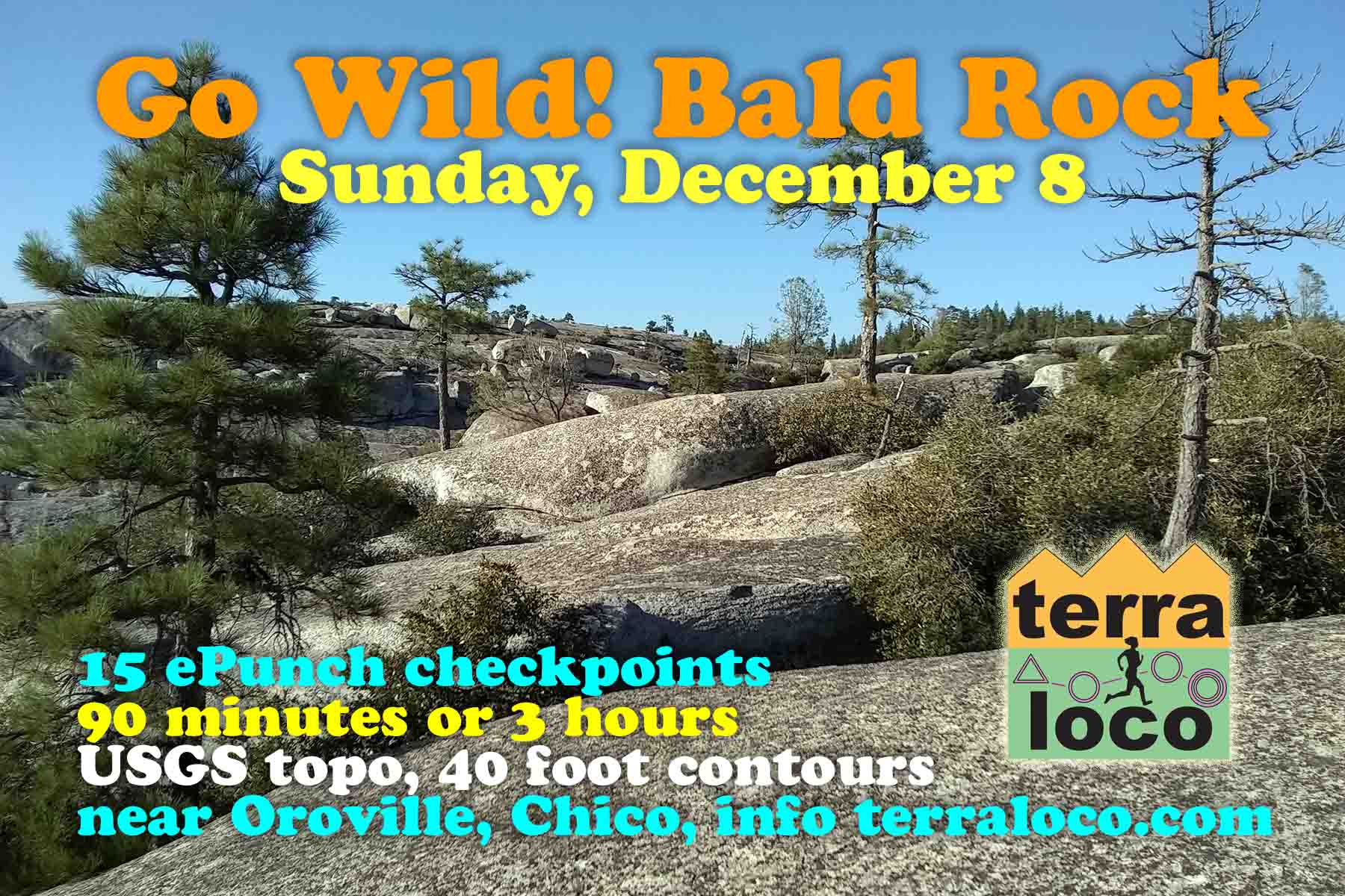 Go Wild! Bald Rock 90 min, 3 hr