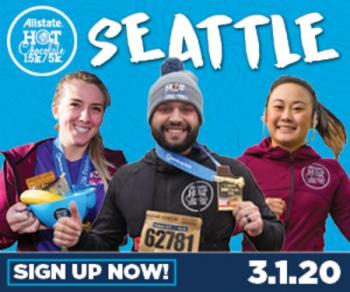 2020 Allstate Hot Chocolate 15k/5k Seattle