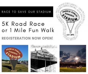 5K Race to Save our Stadium or 1 Mile Fun Walk
