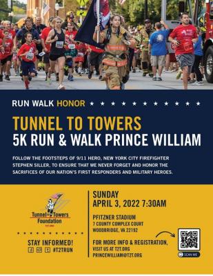 Tunnel to Towers Prince William 5k Run and Walk