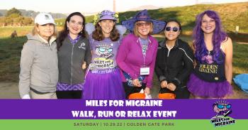 Miles for Migraine 2-mile Walk, 5K Run and Relax San Francisco Event