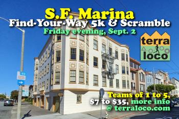 S.F. Marina Find-Your-Way 5K & 90 Minute Scramble