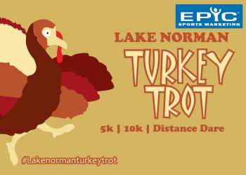 16th Annual Lake Norman Turkey Trot - Half Marathon, 10K and 5K in Cornelius on Thanksgiving Day