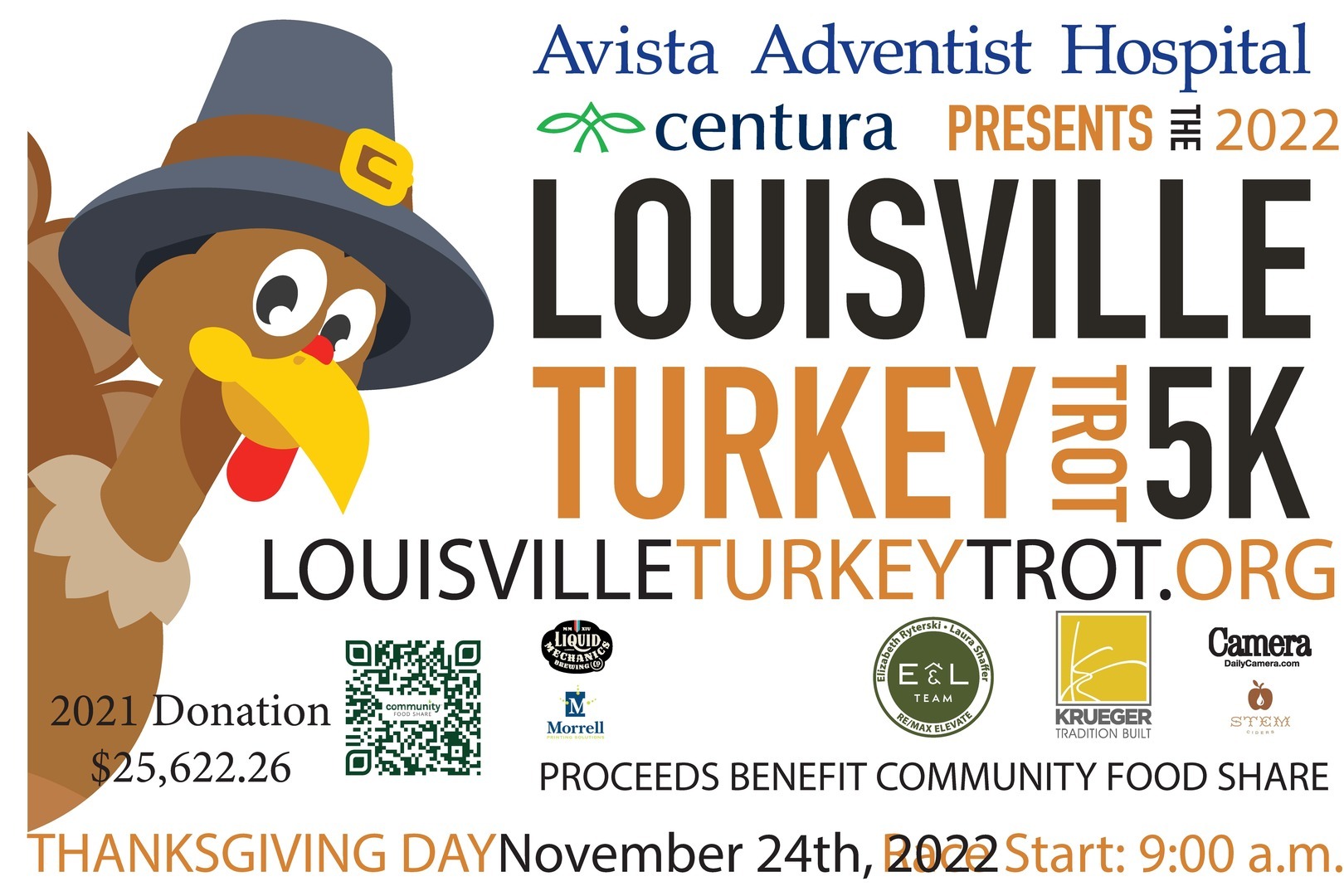 5K Race ARCHIVED RACE Avista Adventist Louisville Turkey Trot 5K 951