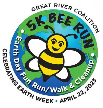Earth Day 5K Bee Run Walk River Cleanup