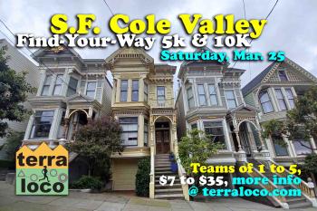 S.F. Cole Valley Find-Your-Way 5K, 10K