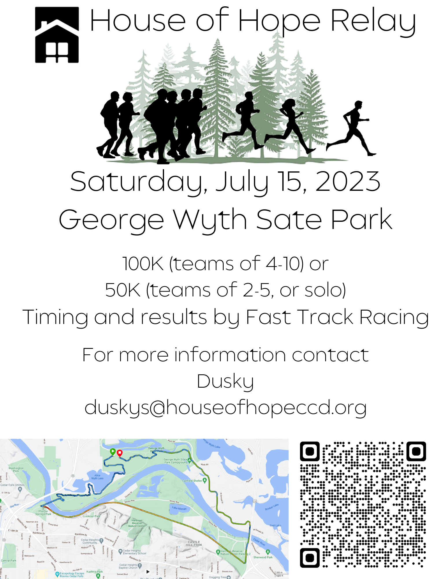 10K, Other Distance Race ARCHIVED RACE House of Hope Relay