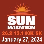 Sun Marathon - 26.2 - 13.1 - 10K - 5K