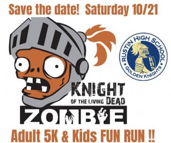 Knight of the Living Dead Zombie 5K and Kids Fun Run - Rustin High School