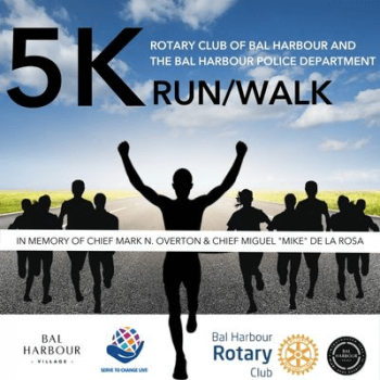 Rotary Club of Bal Harbour and the Bal Harbour Police Department 5K
