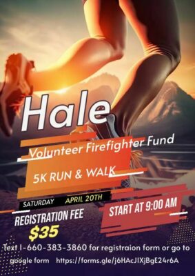 Hale Volunteer Firefighter Fund 5k Run Walk