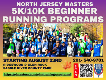 Beginner Running 5K/10K Programs with North Jersey Masters