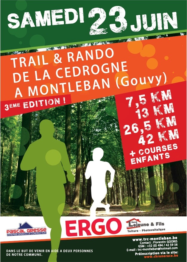 Trail & Rando de la Cedrogne 23 juin 2012 @ Montleban (Gouvy) - Belgique